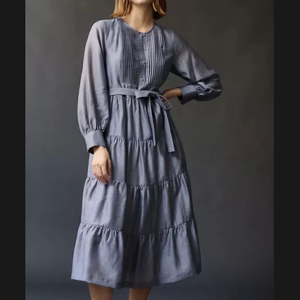 Anthropologie x Mare Mare Agosta Tiered Maxi Dress - Picture 8 of 10